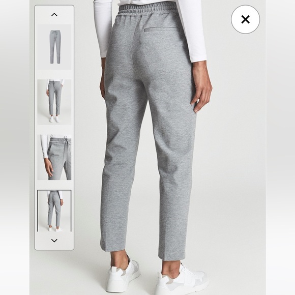 Reiss NEAVE SLIM FIT JERSEY STRETCH TROUSERS - Size US 8 - Picture 2 of 5